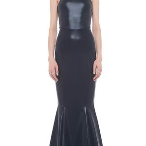 Norma Kamali Strapless Fishtail Gown